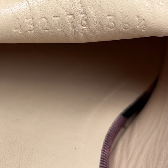 Gucci Princetown ST Romain Horsebit Satin Mule Slippers Fabric 6.5 US 36.5 EUR - Picture 12 of 13